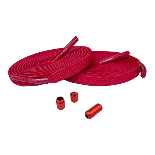 Rood – elastische veters draaisluiting rood 01