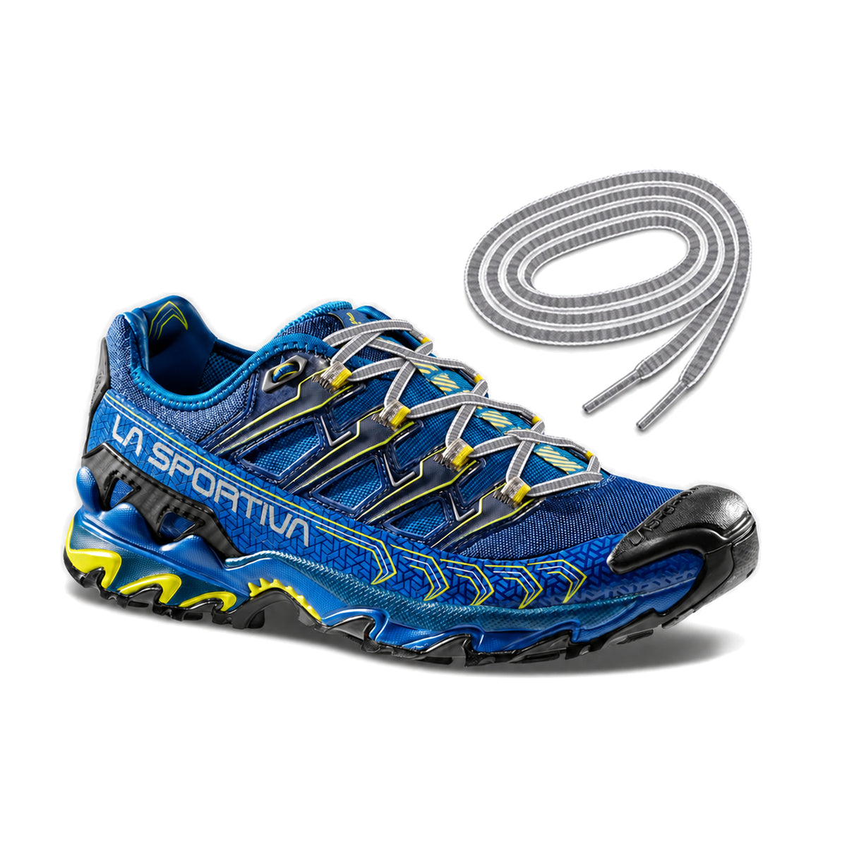 Grijs / 132 cm – la sportiva mountain running laces grijs licht 132 cm 10 ultra raptor ii