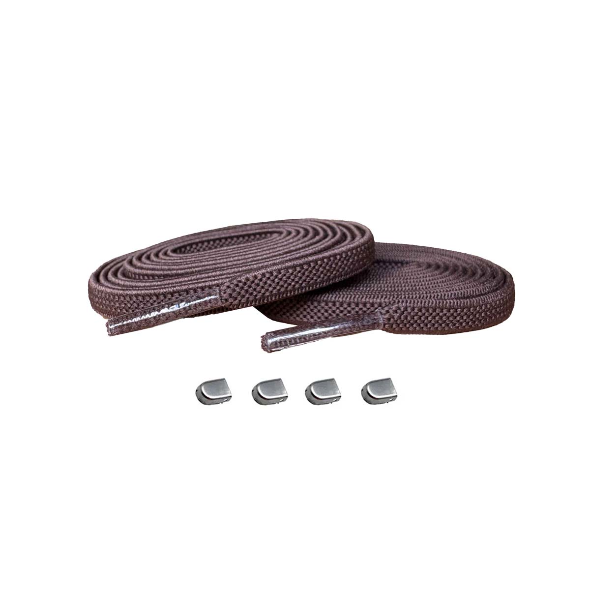veters-elastisch-bruin-capsule-zilver-mat