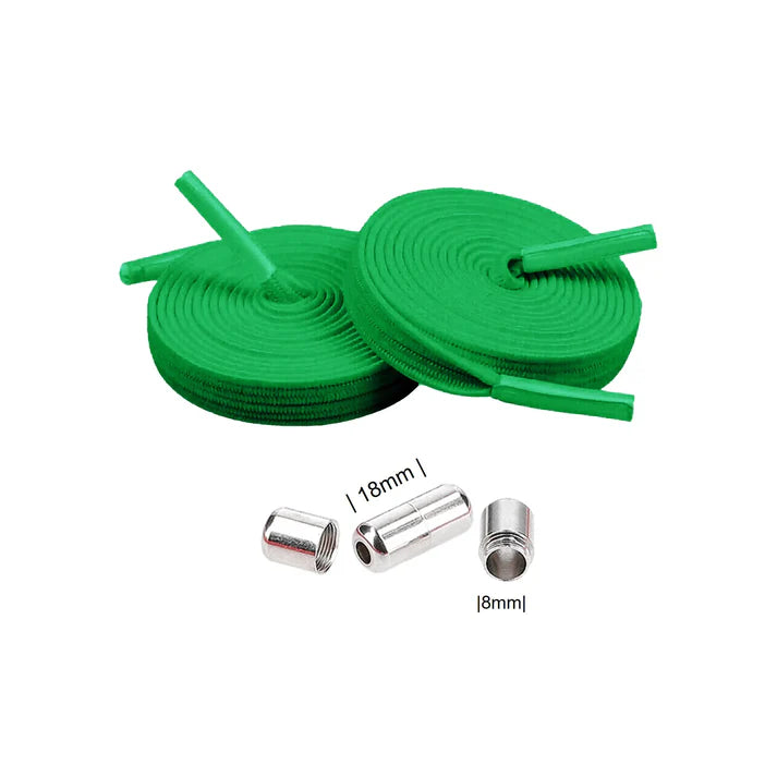 veters-groen-draaisluitingen-zilver