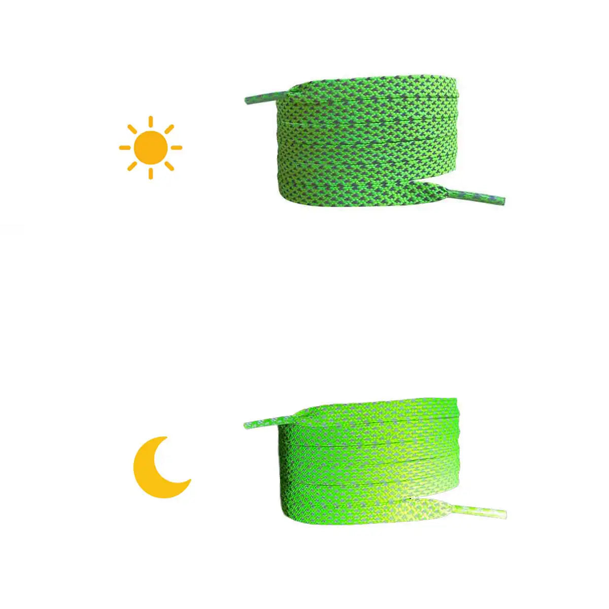 veters-reflecterend-plat-groen
