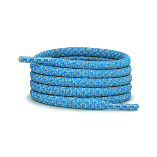 Blauw licht – veters reflecterend rond blauw licht