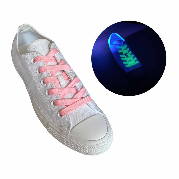 Roze – veters rood lichtgevend2