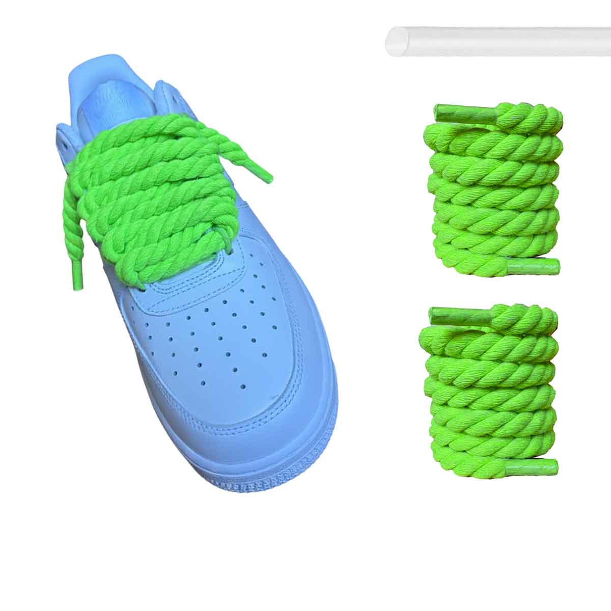 dikke-veters-touw-geel-neon