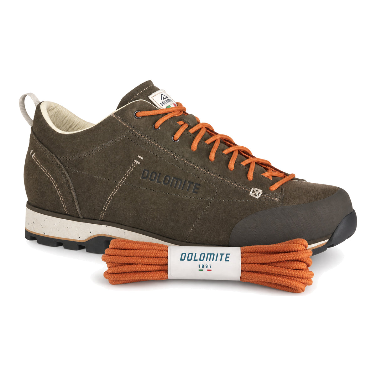 Oranje – dolomite veters oranje 03 schoen bruin donker