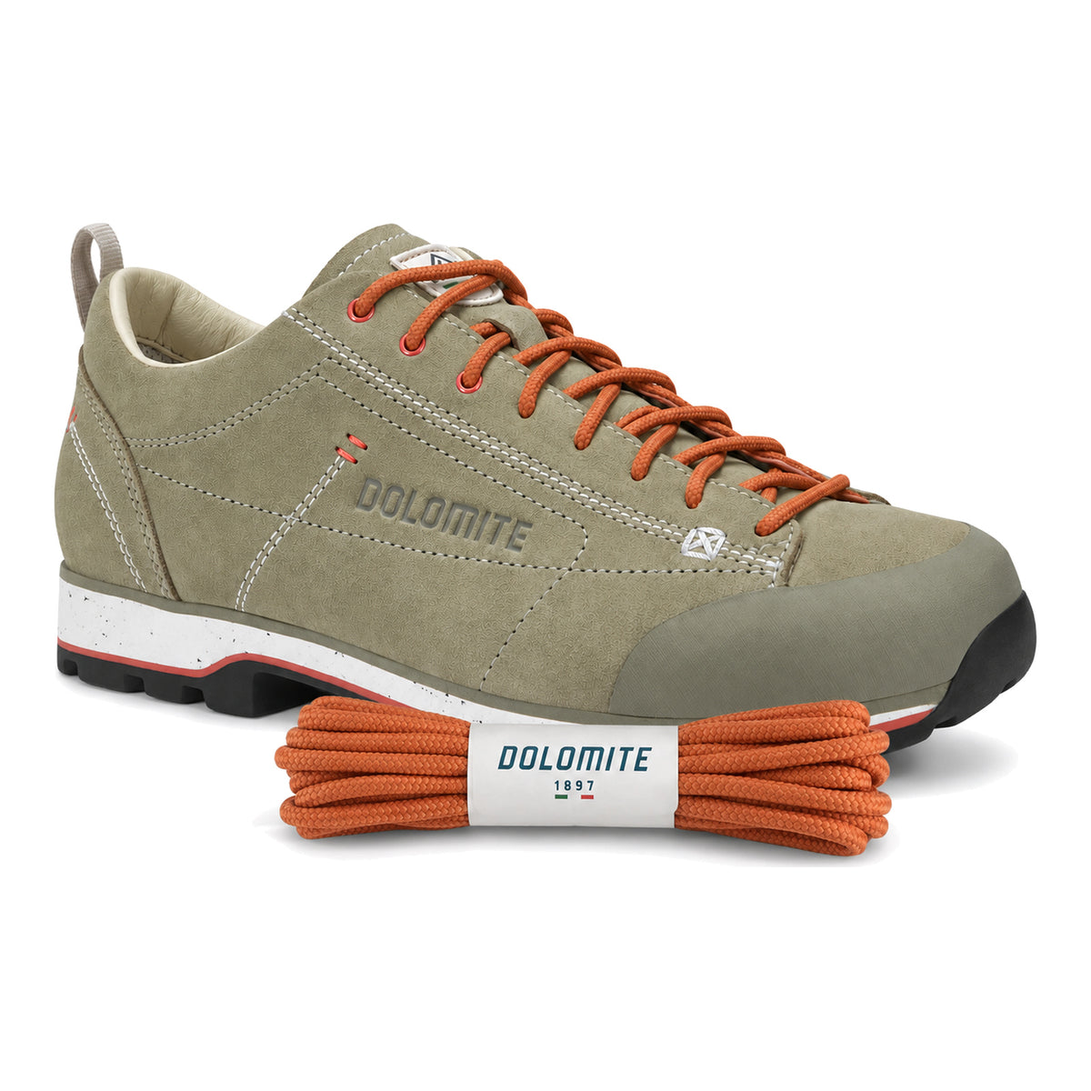 Oranje – dolomite veters oranje 04 schoen beige