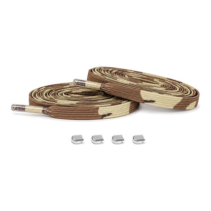 Camouflage / Zilver – elastische veters clips camouflage zilver glans 01 hoofdafbeelding