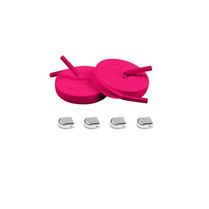 elastische-veters-clips-roze-zilver