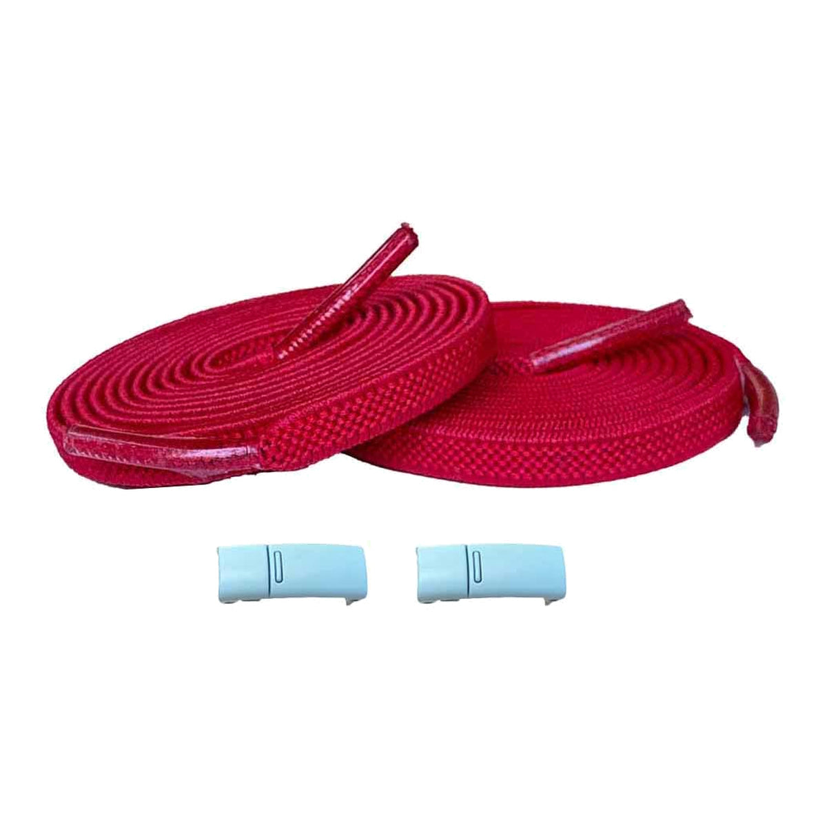 Rood / Blauw licht – elastische veters magneten rood blauw 01 hoofdafbeelding