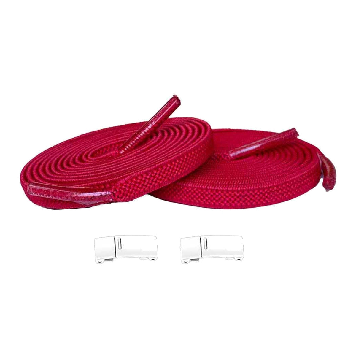 Rood / Wit – elastische veters magneten rood wit 01 hoofdafbeelding
