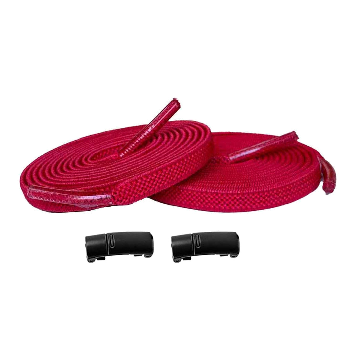 Rood / Zwart – elastische veters magneten rood zwart 01 hoofdafbeelding