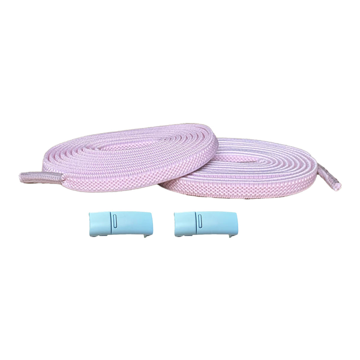 Roze / Blauw licht – elastische veters magneten roze blauw 01 hoofdafbeelding