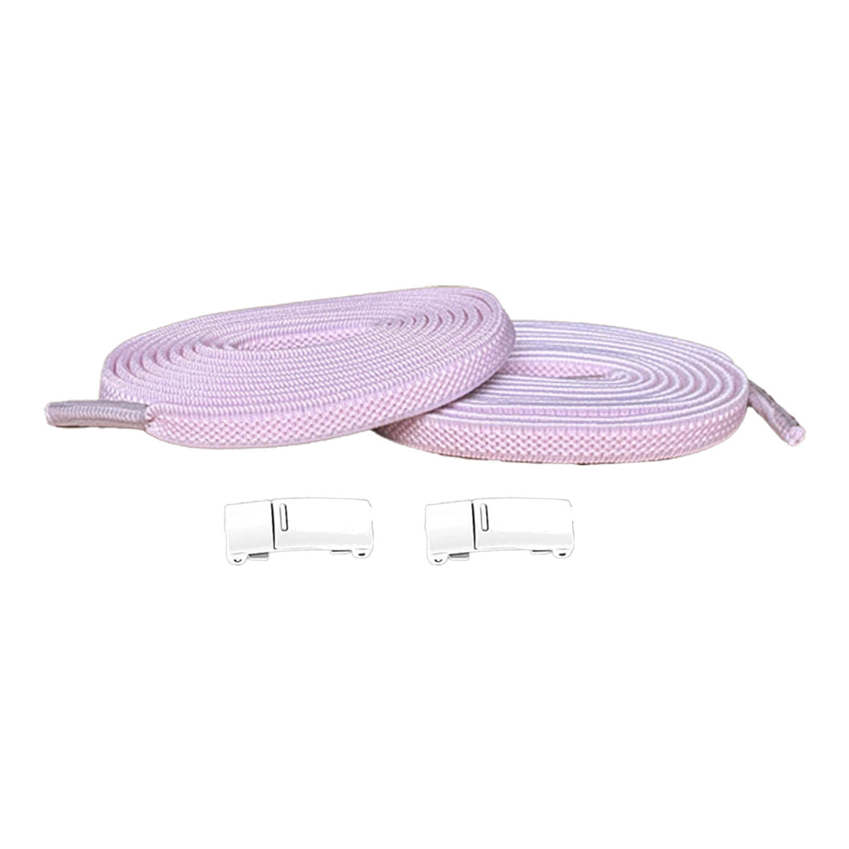 Roze / Wit – elastische veters magneten roze wit 01 hoofdafbeelding