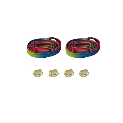 elastische-veters-regenboog-goud