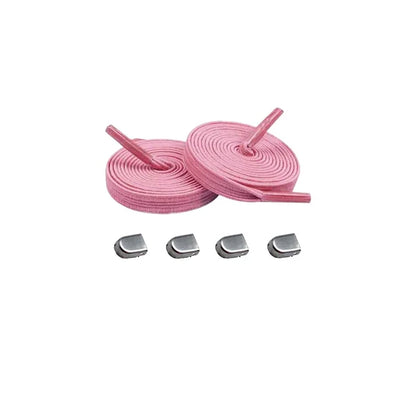 elastische-veters-roze-zilver-mat