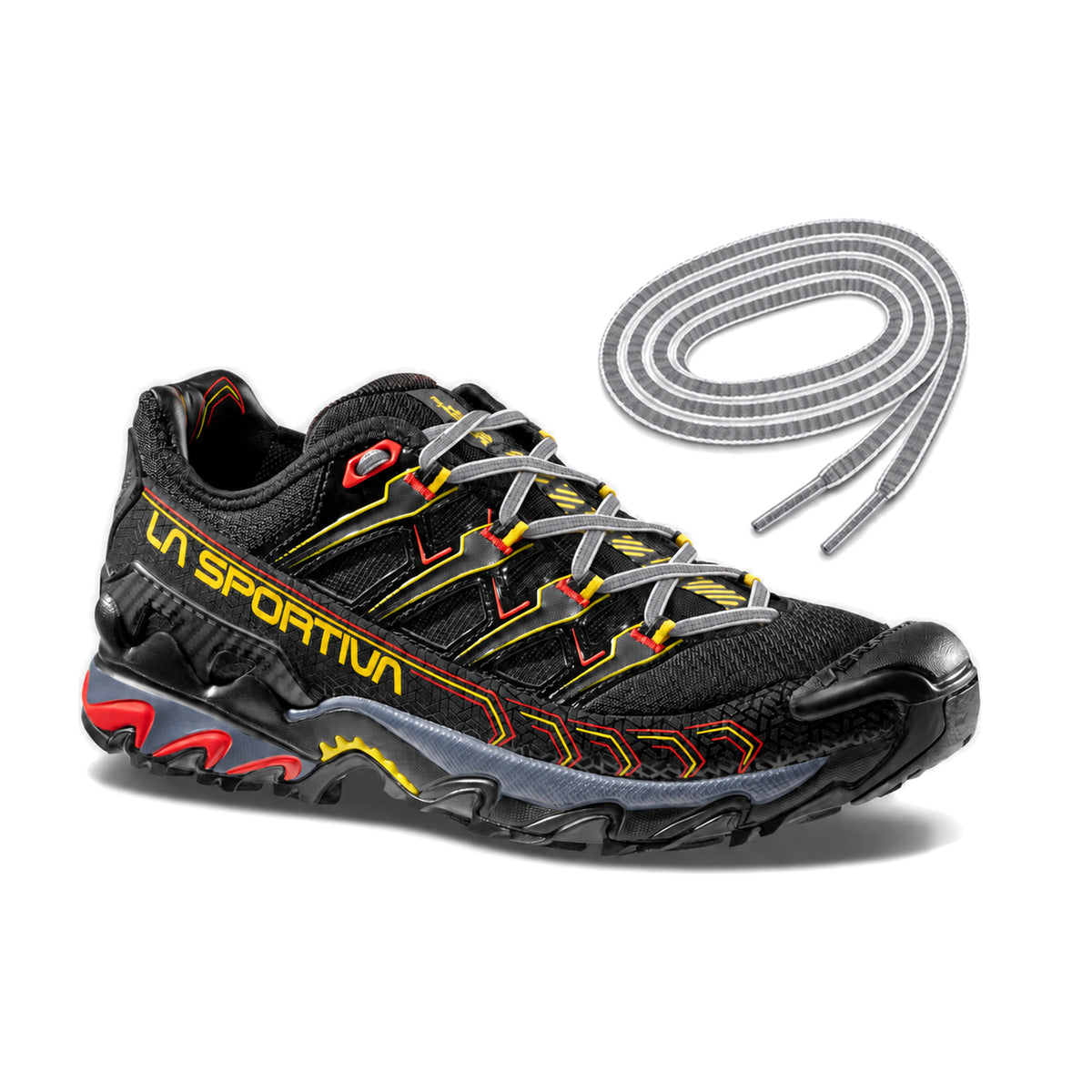 Grijs / 132 cm – la sportiva mountain running laces grijs licht 132 cm 08 ultra raptor ii