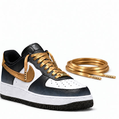 Goud – leren veters plat goud 05 schoen nike air force 1