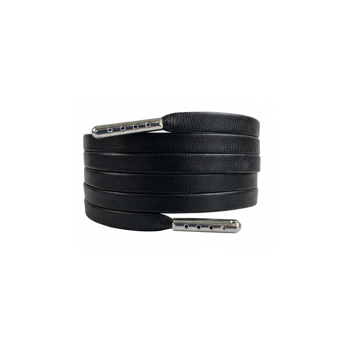 leren-veters-plat-zwart