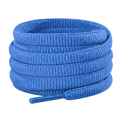 Blauw – ovale veters halfrond loopschoenen blauw 01 hoofdafbeelding