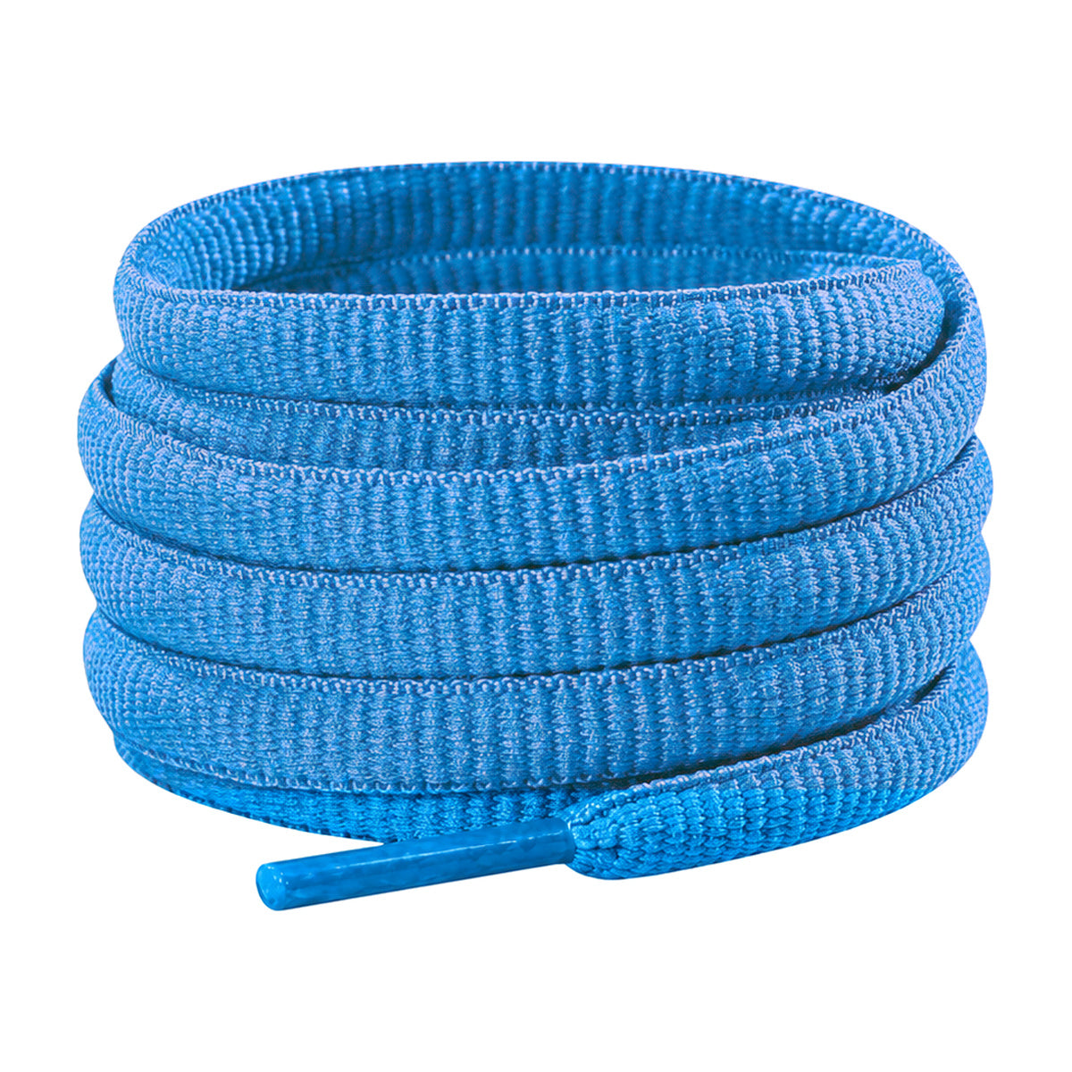 Blauw azuur – ovale veters halfrond loopschoenen blauw azuur 01 hoofdafbeelding