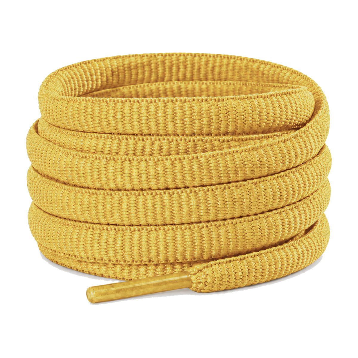 Geel – ovale veters halfrond loopschoenen geel 01 hoofdafbeelding