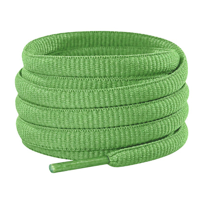 Groen – ovale veters halfrond loopschoenen groen 01 hoofdafbeelding