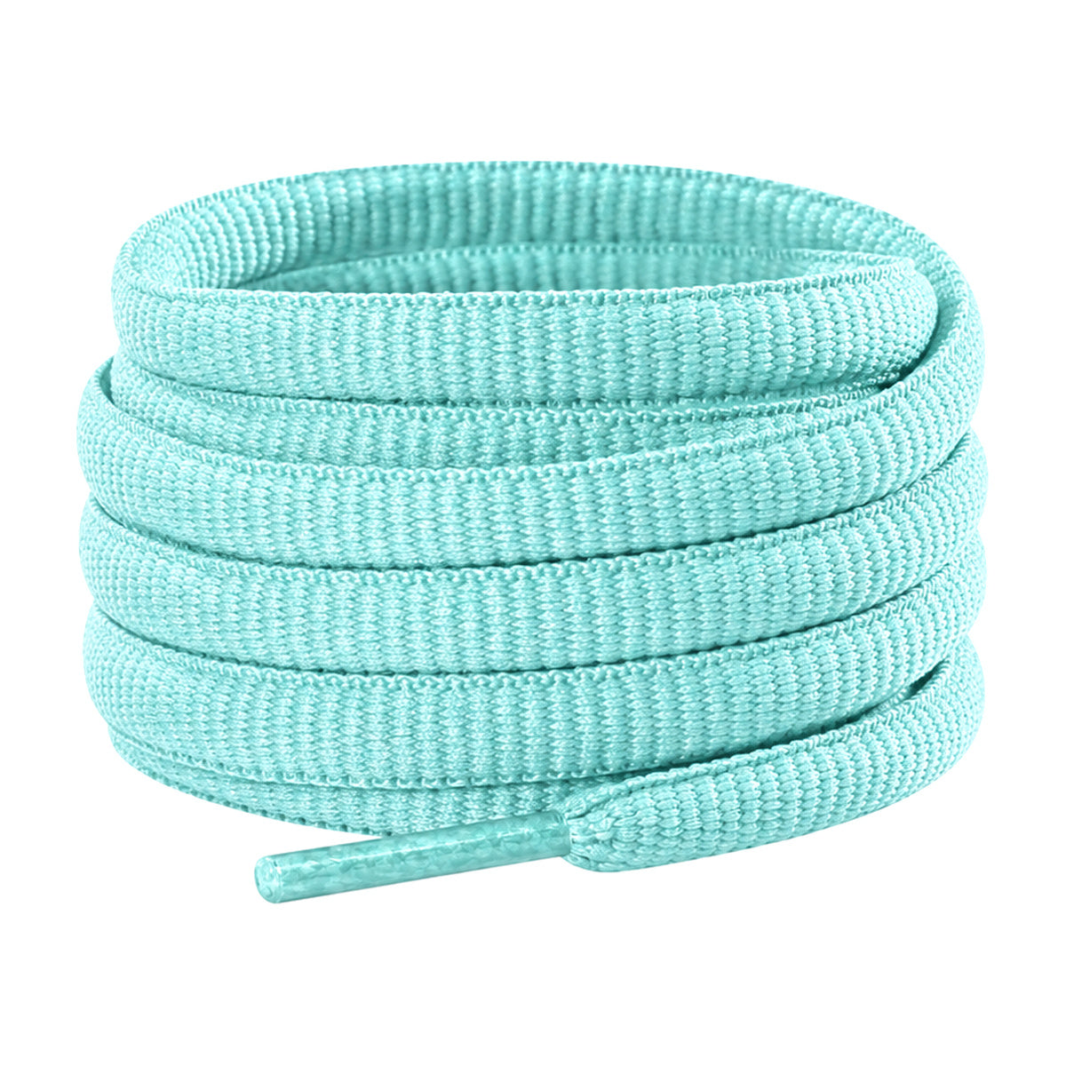 Groen munt – ovale veters halfrond loopschoenen groen munt 01 hoofdafbeelding