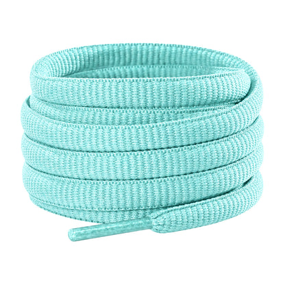 Groen munt – ovale veters halfrond loopschoenen groen munt 01 hoofdafbeelding