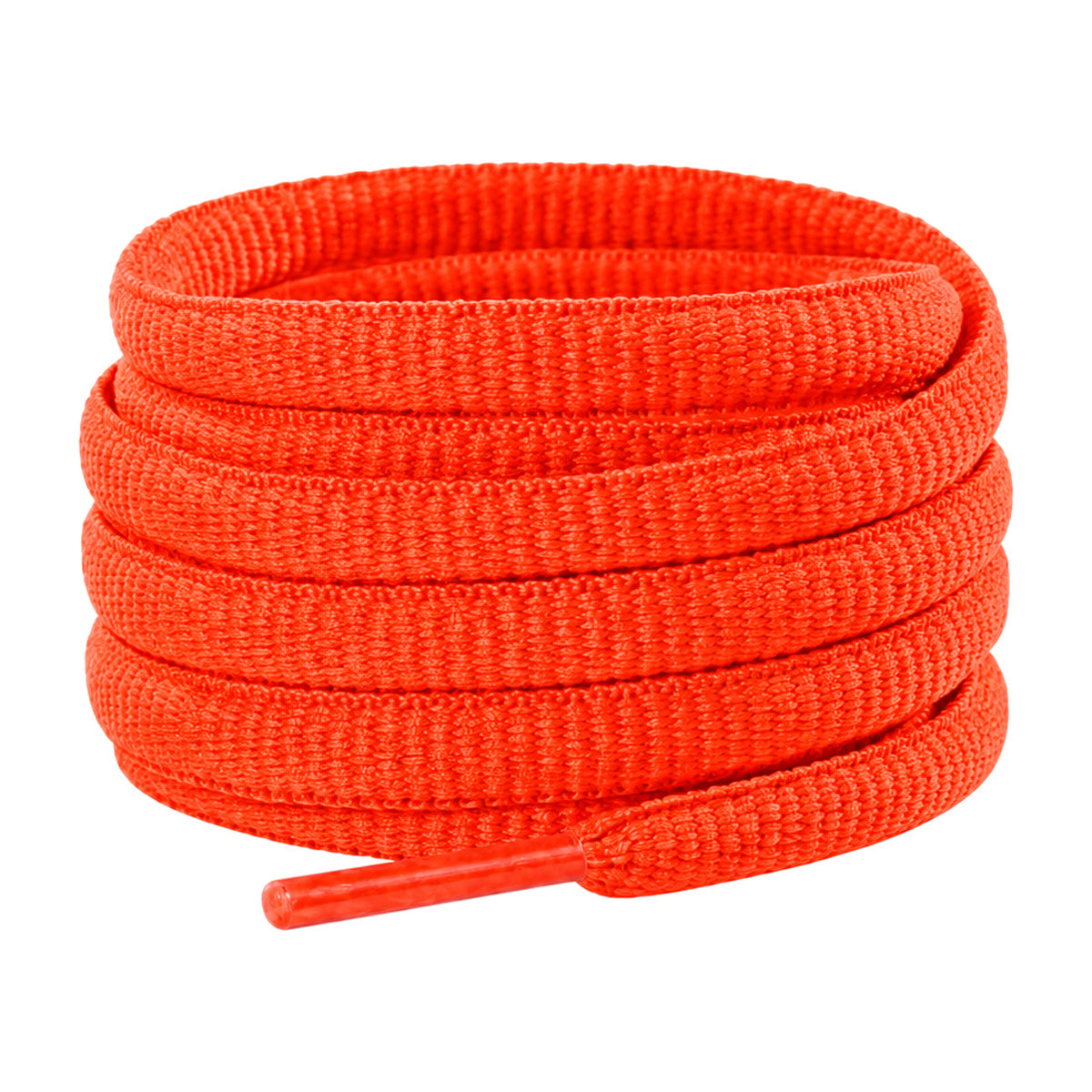 Oranje neon – ovale veters halfrond loopschoenen oranje neon 01 hoofdafbeelding