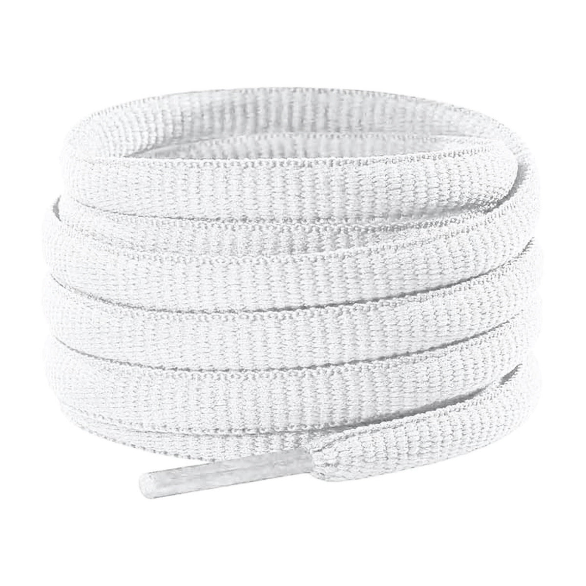 Wit – ovale veters halfrond loopschoenen wit 01 hoofdafbeelding