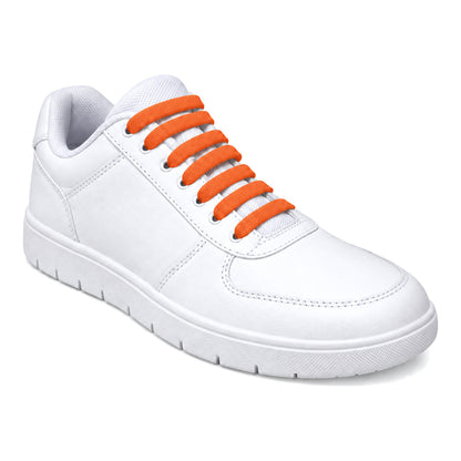 Oranje – silicone veters oranje 02 aan schoen