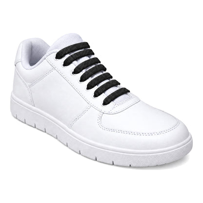 Zwart – silicone veters zwart 02 aan schoen