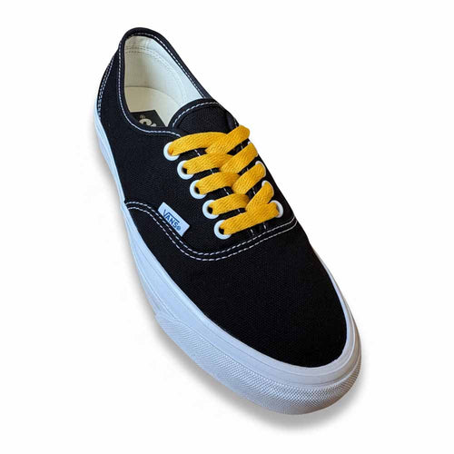 VANS Authentic veters – Plat standaard 8mm breed, Geel Donker