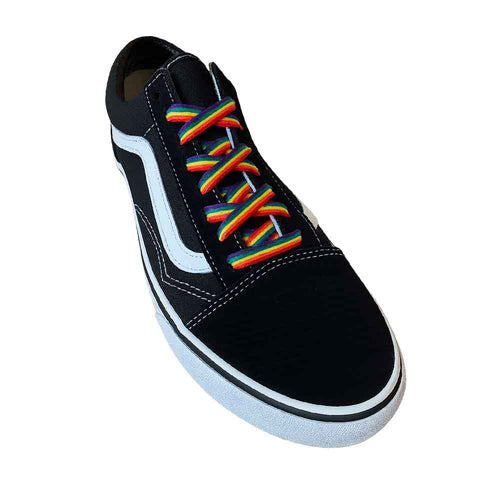 VANS Old Skool veters – Plat 10mm breed, Regenboog