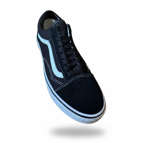 VANS Old Skool veters – Plat standaard 8mm breed, Zwart