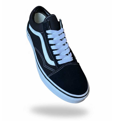 VANS Old Skool veters – Plat standaard 8mm breed, Wit
