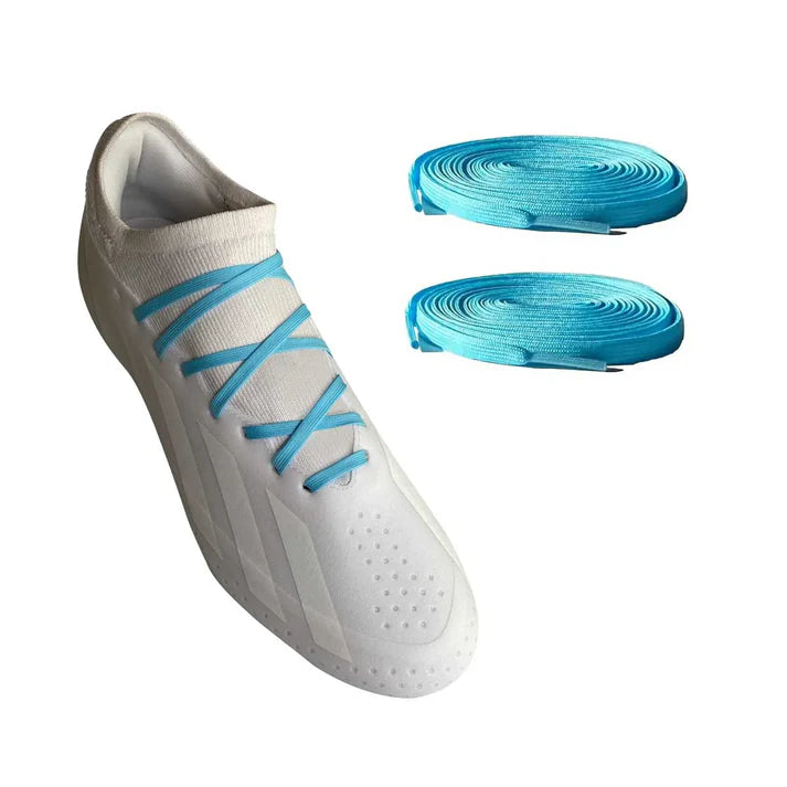veters-blauw-licht-voetbalschoenen