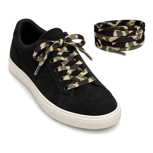 Camouflage – veters camouflage 02 sneaker zwart