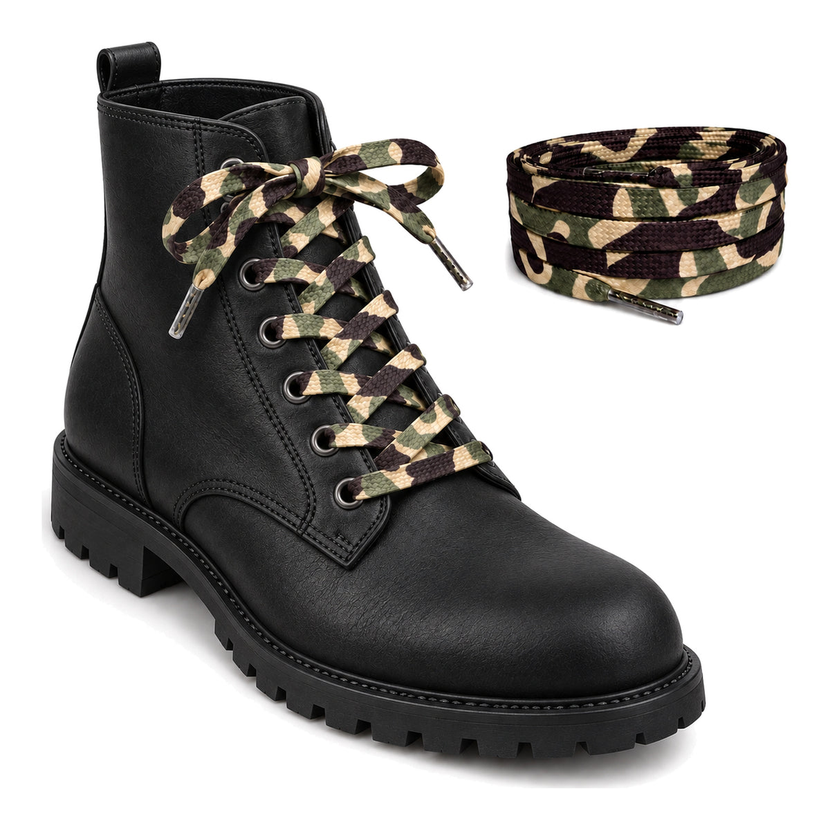 Camouflage – veters camouflage 05 laars zwart