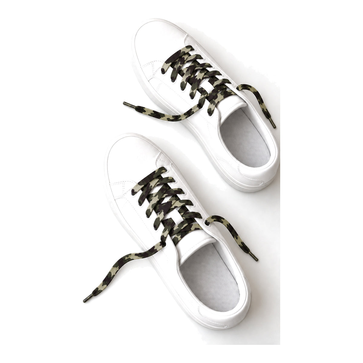 Camouflage – veters camouflage 06 sneaker wit