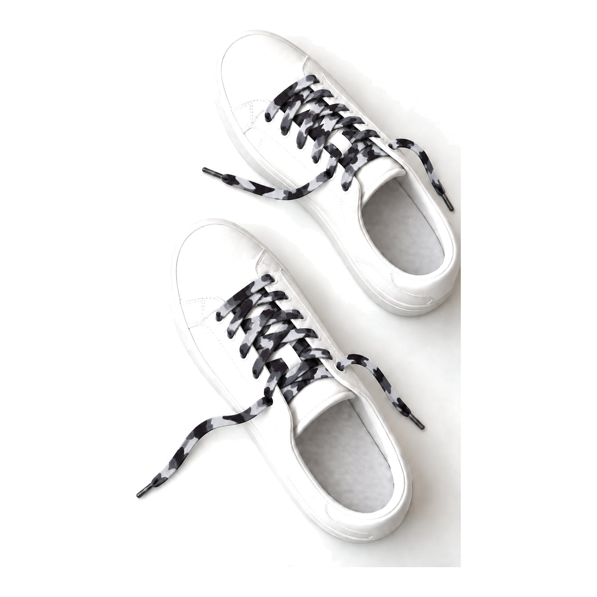 Camouflage Wit – veters camouflage wit 04 sneaker wit paar