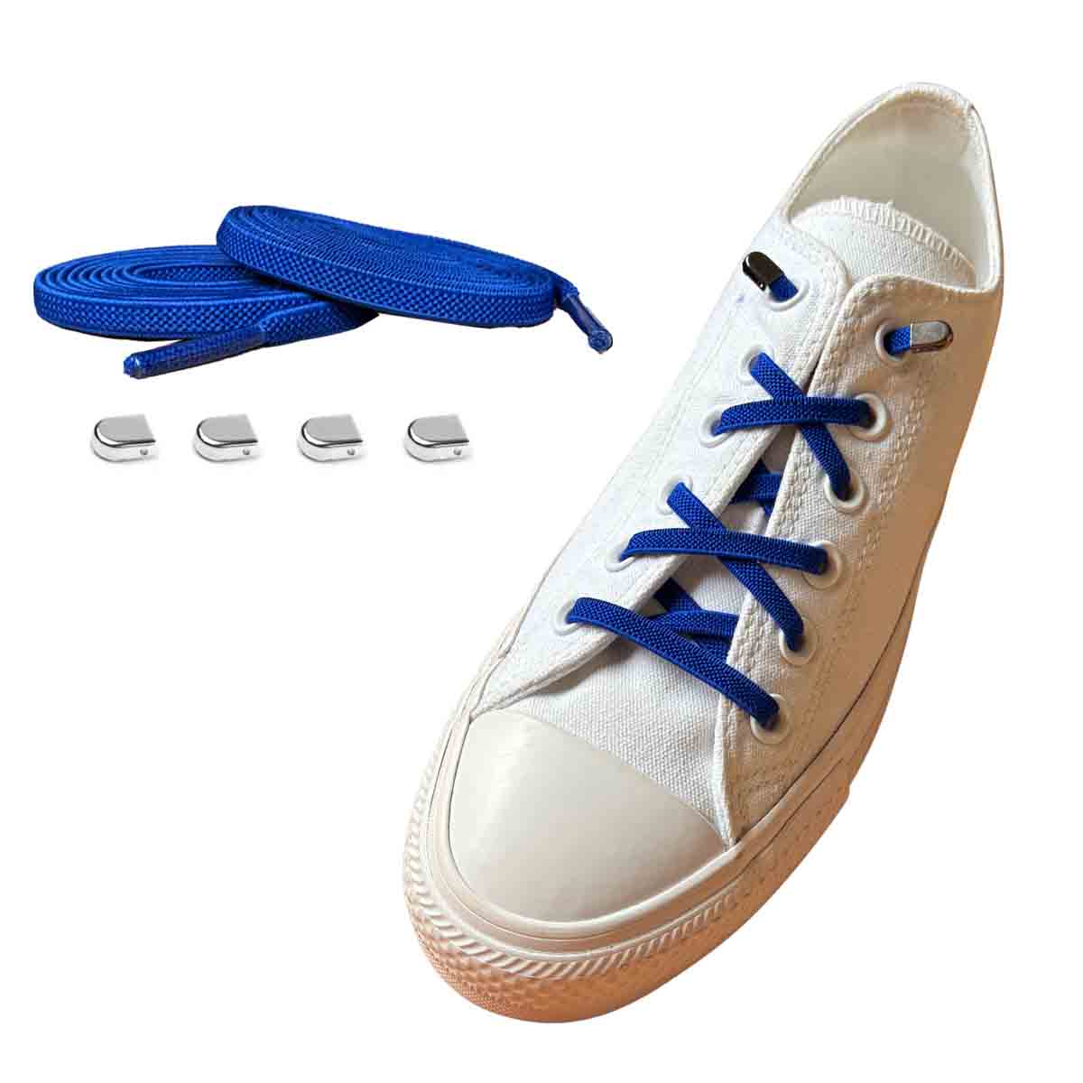 veters-elastisch-blauw-capsule-zilver-glans-schoenen