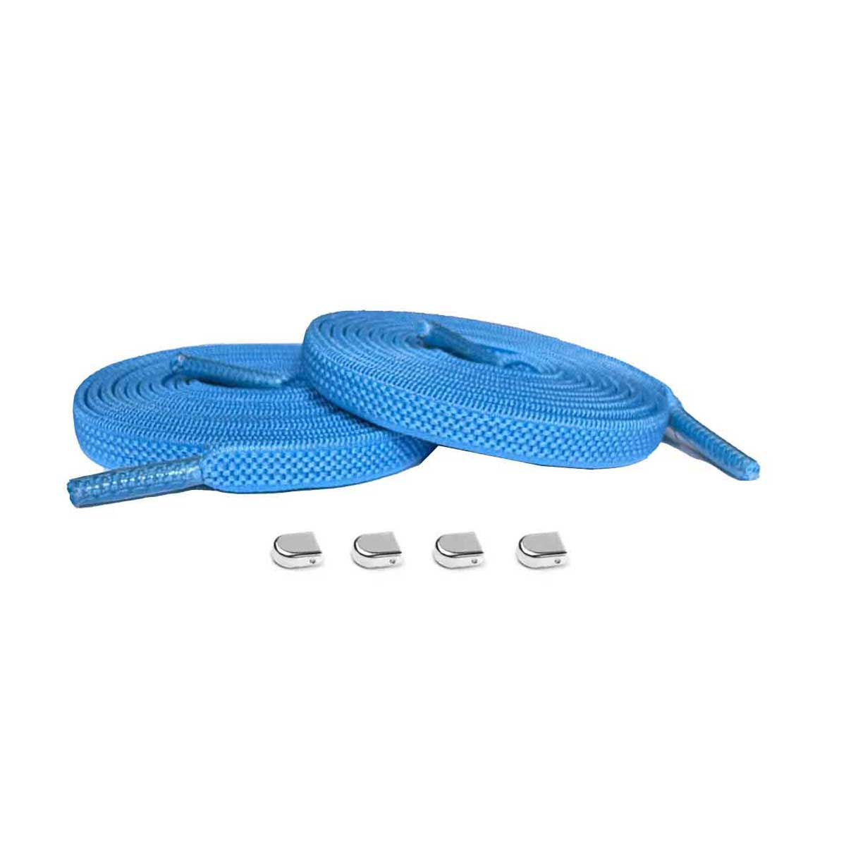 veters-elastisch-blauw-licht-capsule-zilver-glans