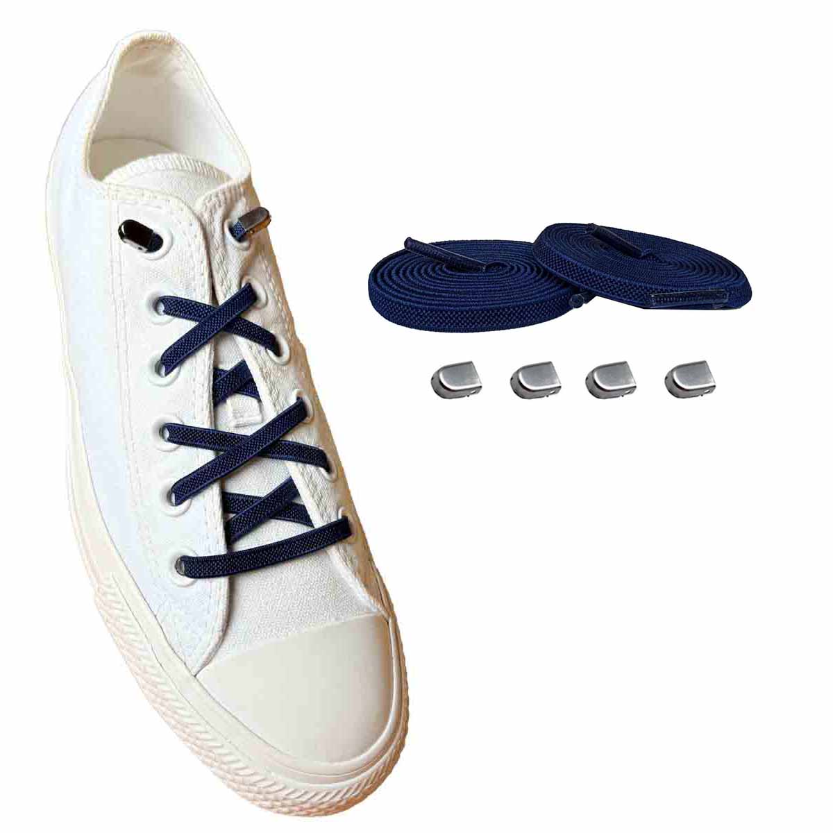 veters-elastisch-blauw-marine-capsule-zilver-mat-schoenen