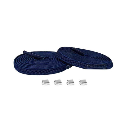 veters-elastisch-blauw-navy-capsule-zilver-glans