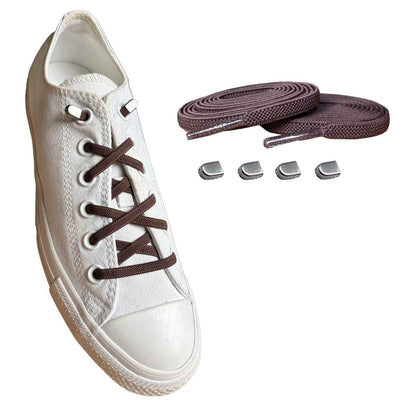 veters-elastisch-bruin-capsule-zilver-mat-schoenen