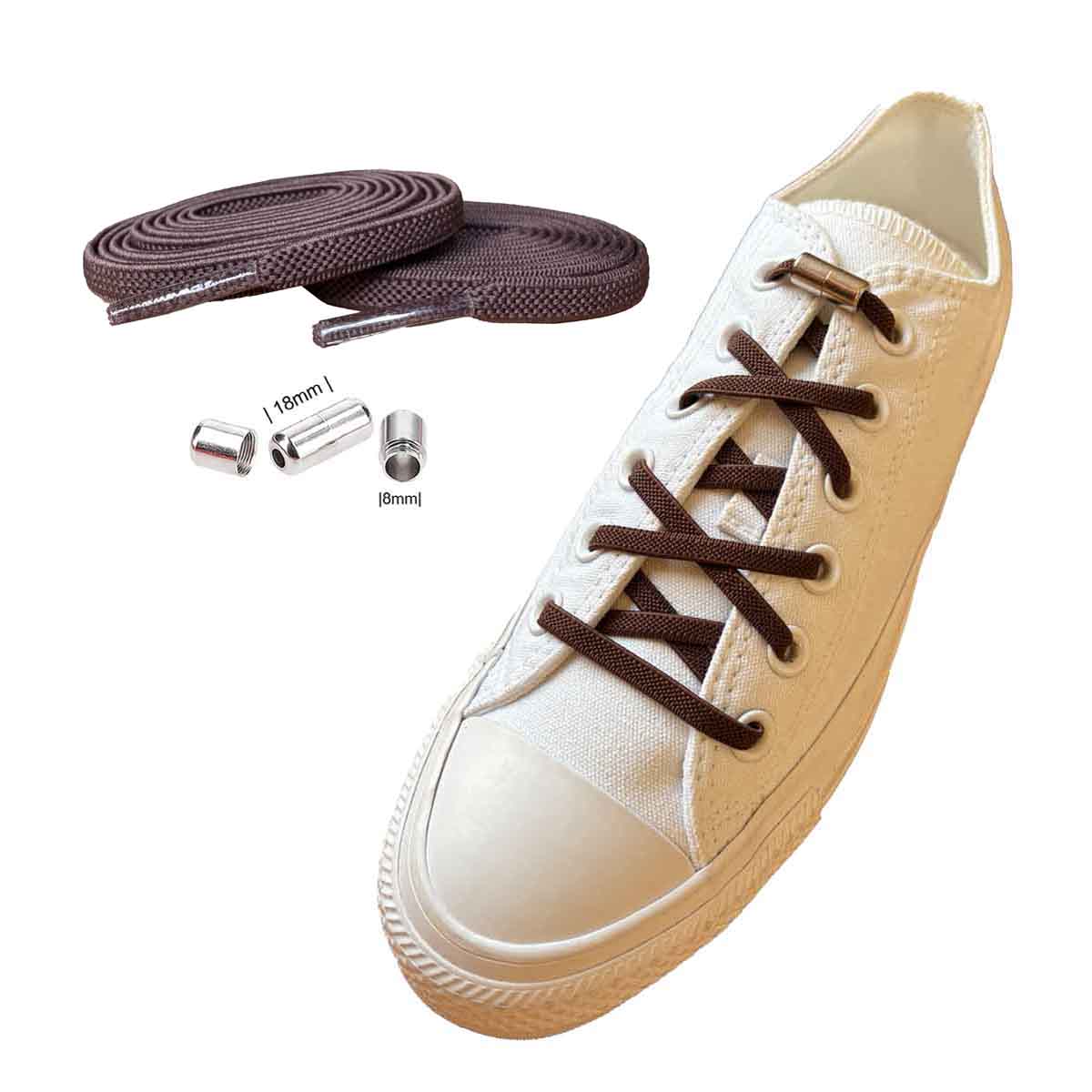 veters-elastisch-bruin-capsule-zilver-schoenen