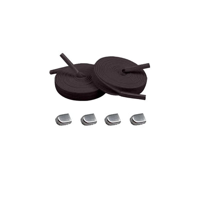 veters-elastisch-bruin-zilver-mat