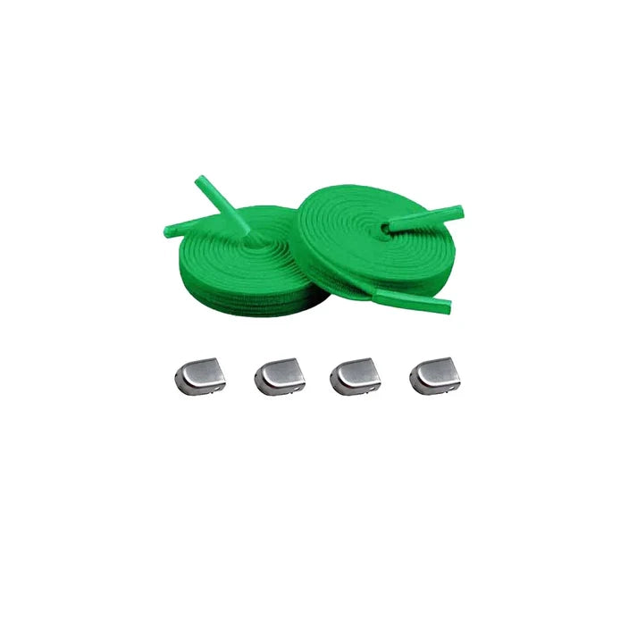 veters-elastisch-clips-groen-zilver-mat