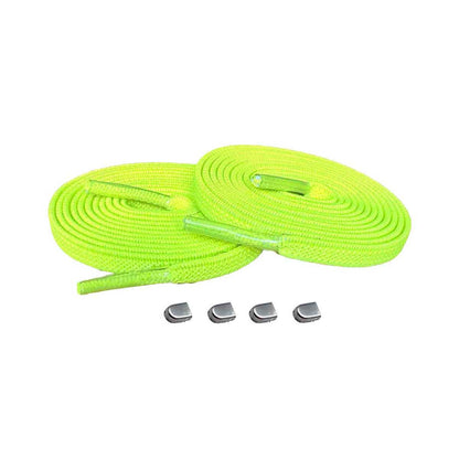 veters-elastisch-geelneon-capsule-zilver-mat